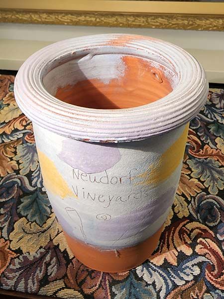 - Signed studio pottery: Steve Fullmer Wine Cooler