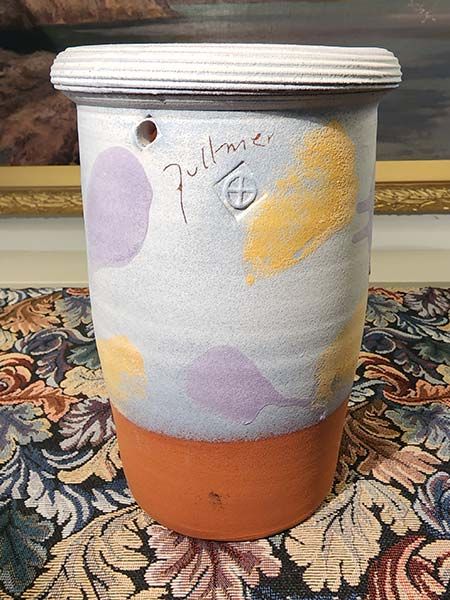 - Signed studio pottery: Steve Fullmer Wine Cooler