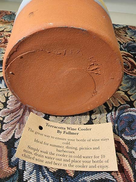 - Signed studio pottery: Steve Fullmer Wine Cooler