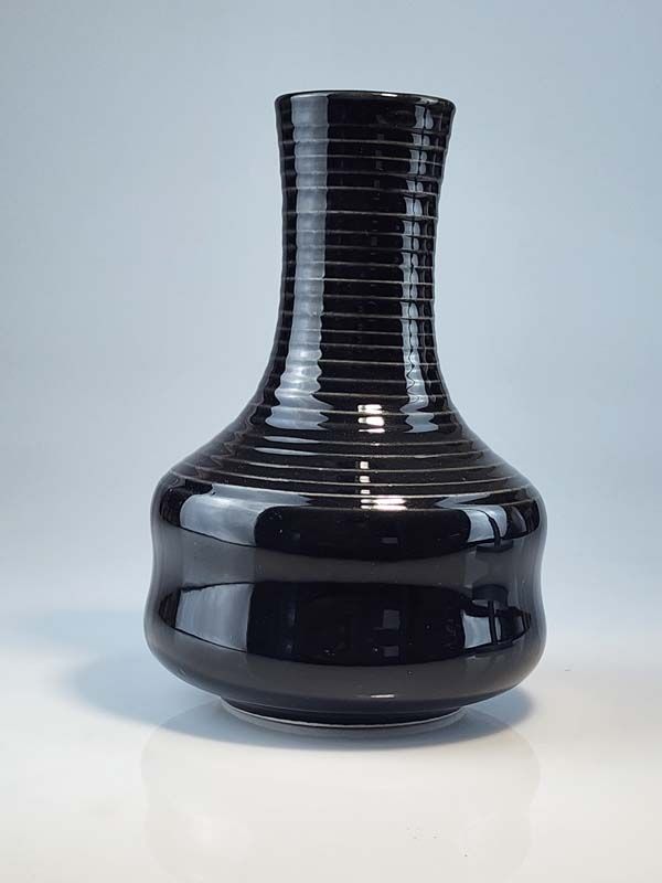 Large Black Titianware Vase 1469