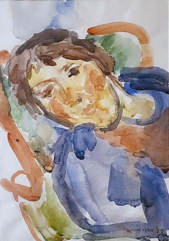 Toss Woollaston Portrait - The Orchardists Wifes