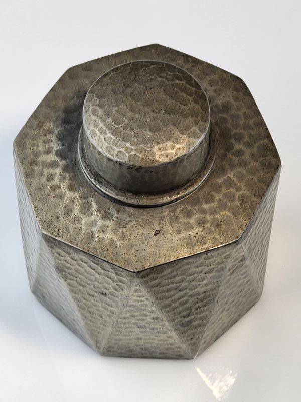 Pewter: Tudric Tea Caddy