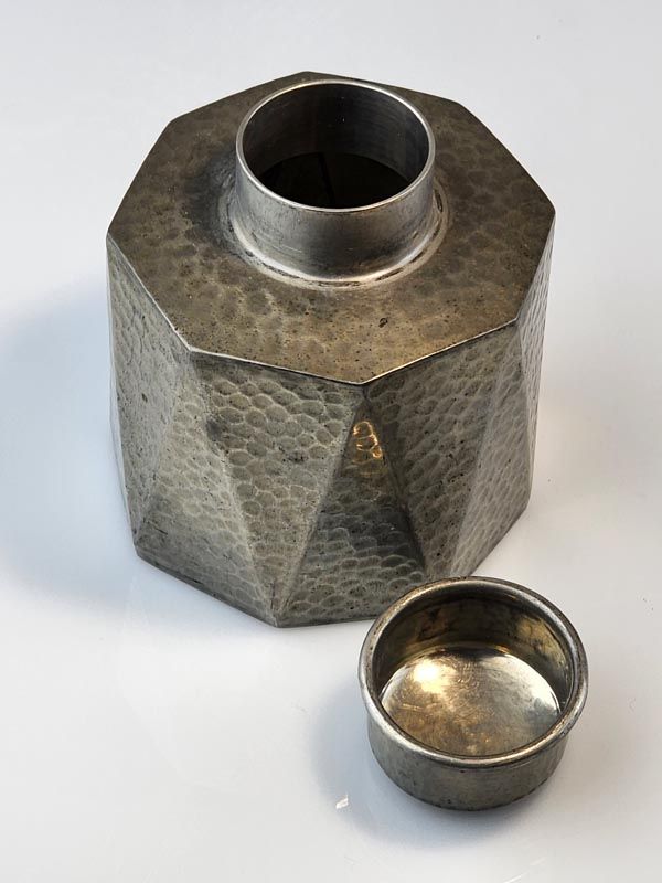 Pewter: Tudric Tea Caddy