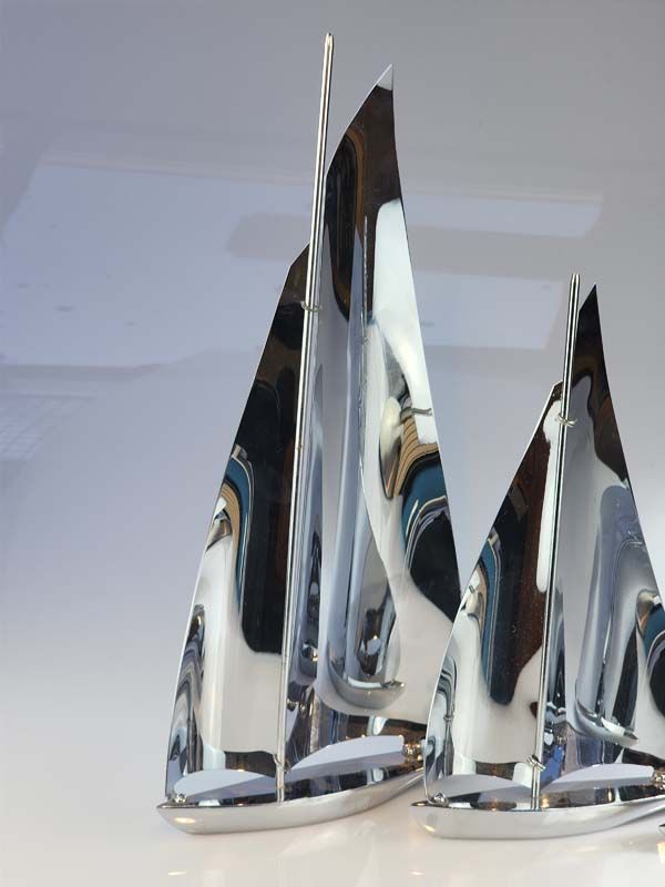 Vintage & Retro: Set of Vintage Chrome Yachts