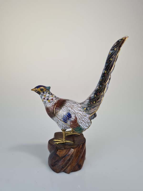 Vintage & Retro: Chinese cloisonné pheasant