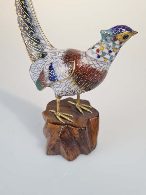 Vintage & Retro: Chinese cloisonné pheasant